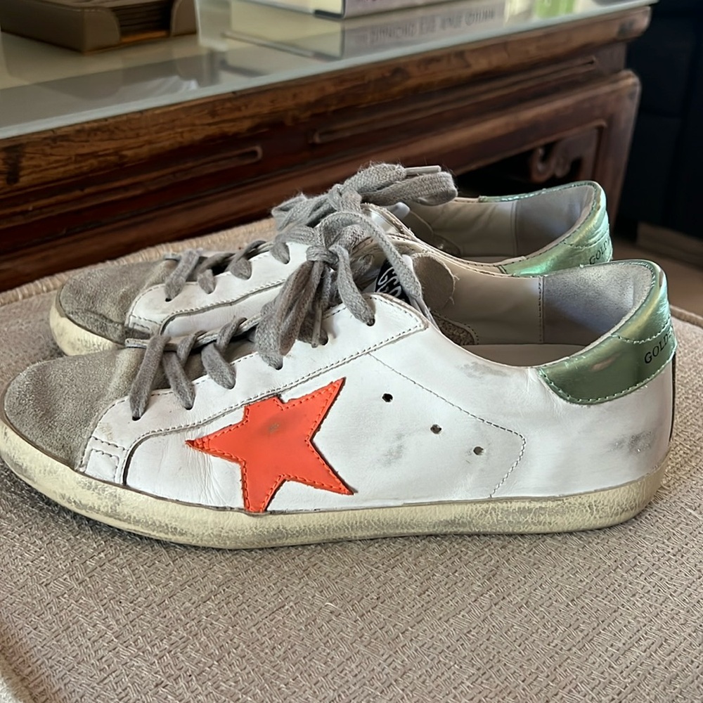 Golden goose superstar sneakers made in Italy